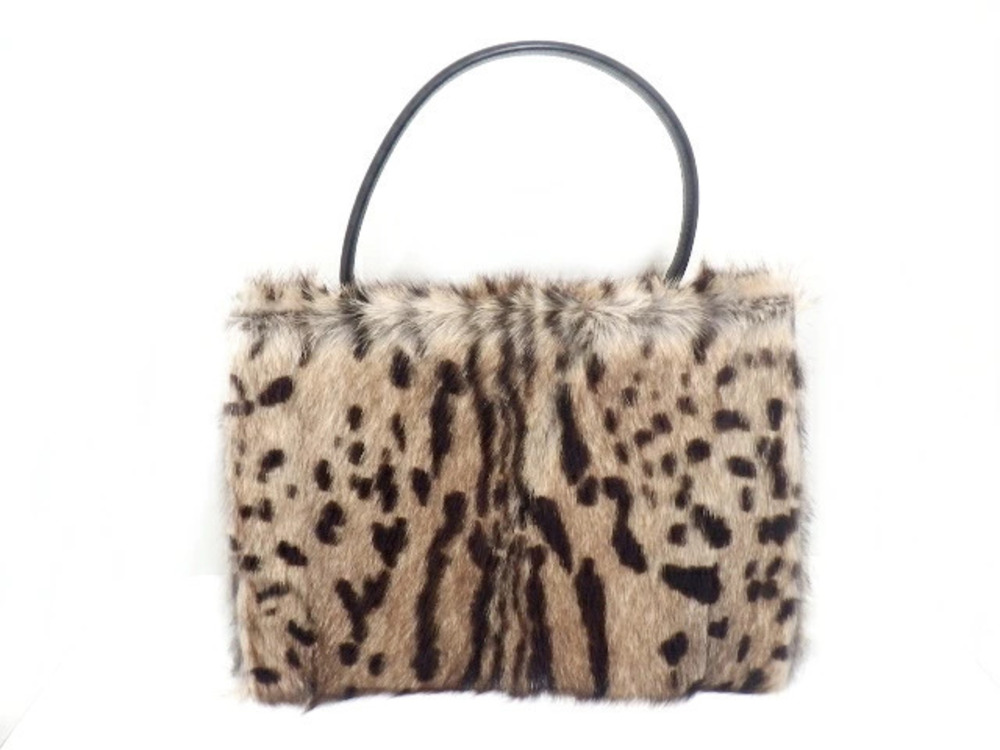 Celine Handbag Clasp Calf Hair Leopard